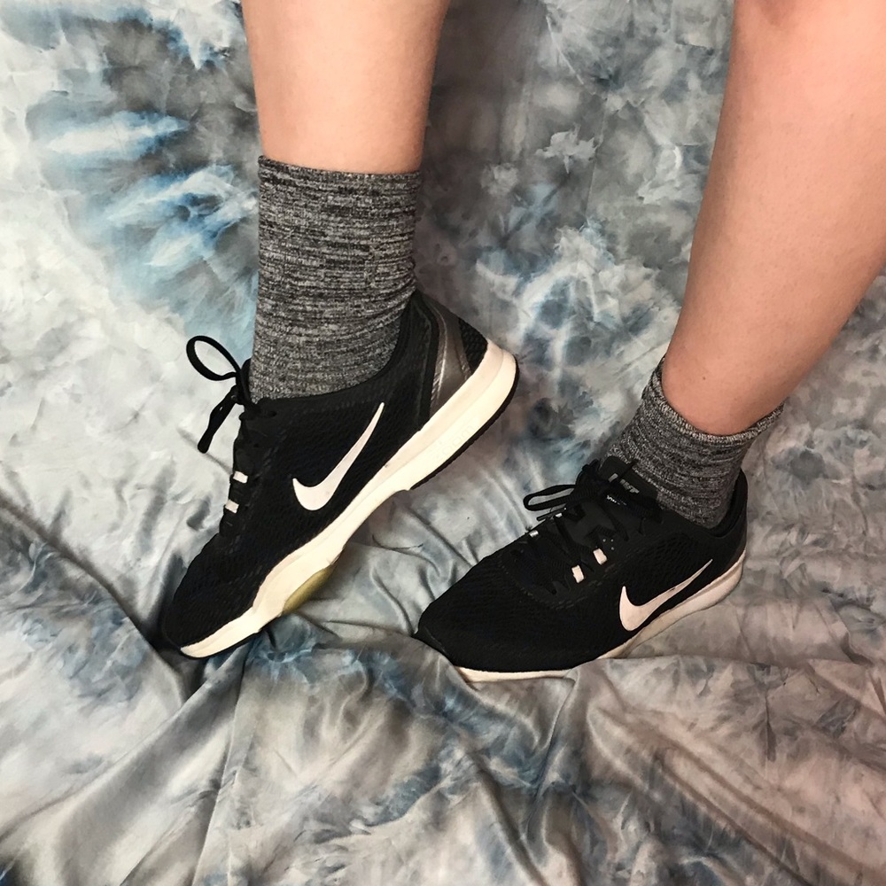 Black Nike sneakers